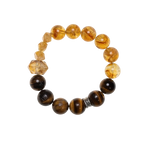 Golden Axis – Tiger Eye Bracelet & Golden Rutilated Quartz