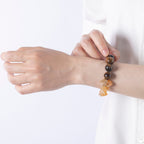 Golden Axis – Tiger Eye Bracelet & Golden Rutilated Quartz
